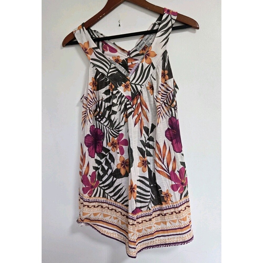 Absolutely Famous Dress Womens L Floral Boho Festival Cottagecore Flowers Spring